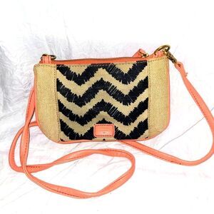 Fossil 'Kira'  Top Zip Canvas Crossbody Bag